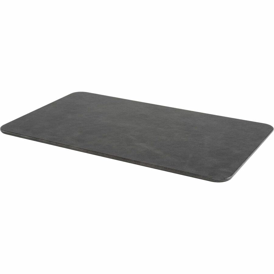 Allsop Leatherette Mousepad - 0.25" Height x 14.20" Width x 8.60" Depth - Black - Vegan Leather, Leatherette - Anti-skid, Wear Resistant, Fray Resistant - Mouse - 1 Each