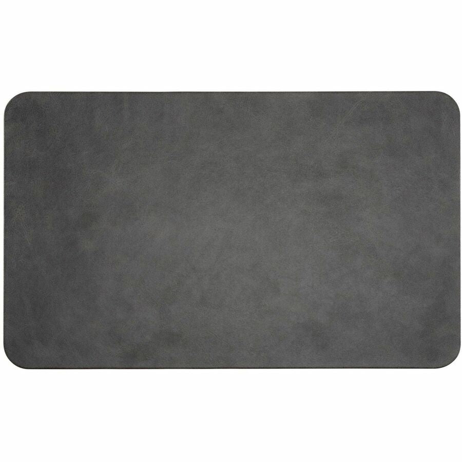 Allsop Leatherette Mousepad - 0.25" Height x 14.20" Width x 8.60" Depth - Black - Vegan Leather, Leatherette - Anti-skid, Wear Resistant, Fray Resistant - Mouse - 1 Each