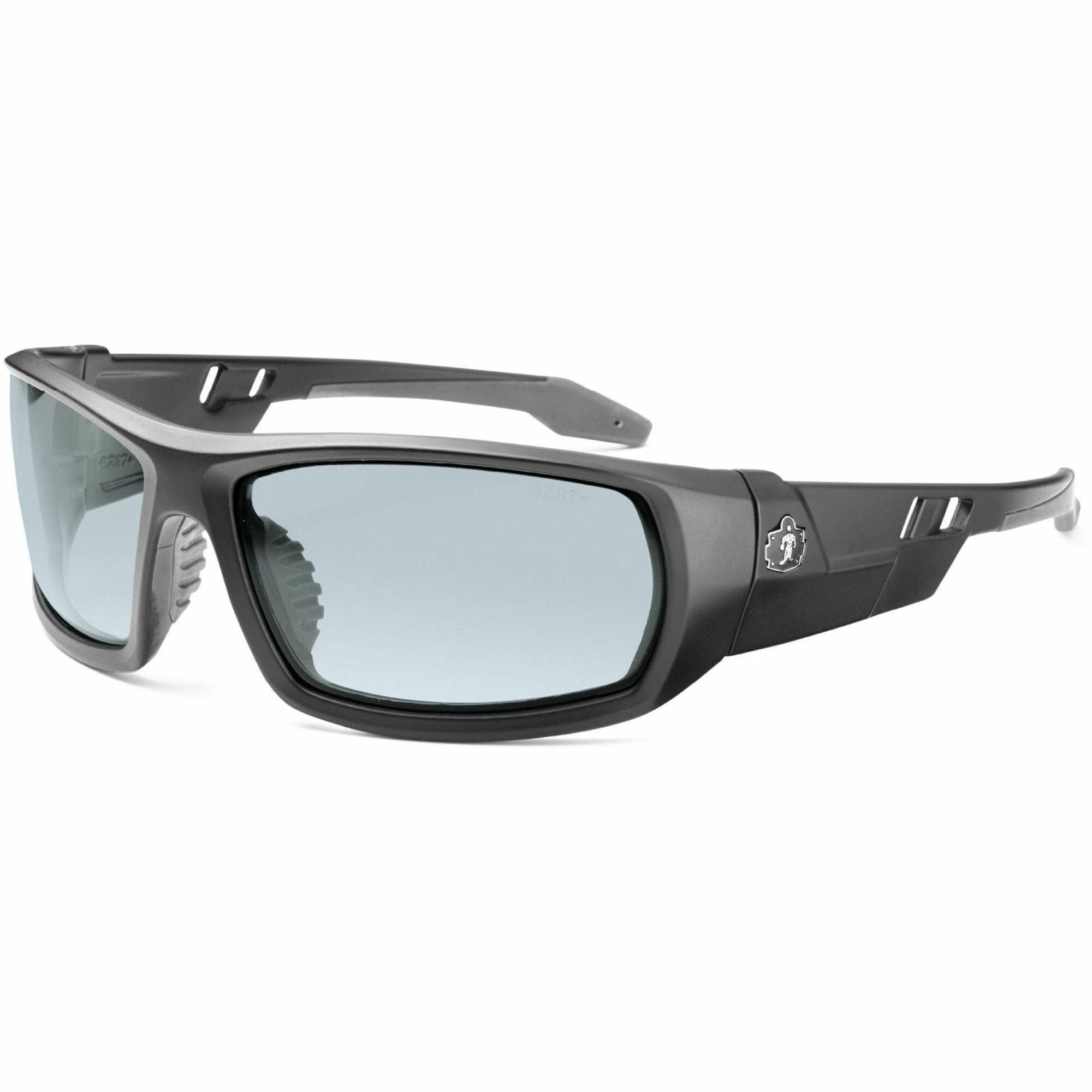 Ergodyne Odin Anti-Scratch/Anti-Fog Safety Glasses - Recommended for: Eye, Indoor - Fog, Impact, Ultraviolet, Sun, UVA, UVB, UVC Protection - Rubber - Translucent Lens - Matte Black Frame - Anti-scratch, Anti-fog, Impact Resistant, Durable, Non-slip, S...
