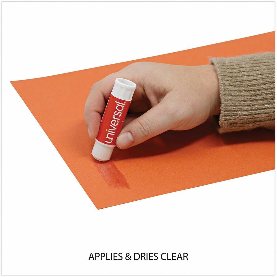 Universal Glue Stick - 0.28 oz - Clear - 12 / Pack