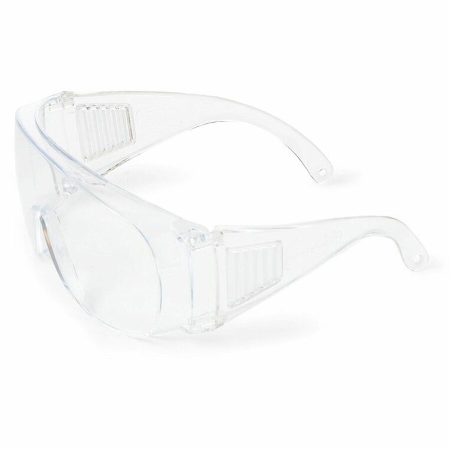 Medline Visitor Safety Glasses - Regular - Clear - Latex-free, Comfortable, Disposable - 144 / Carton