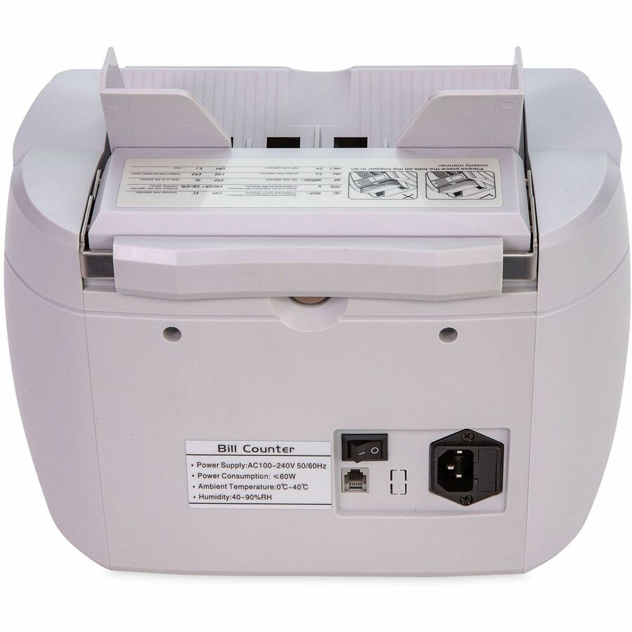 ControlTek 4850 Bill Counter & Counterfeit Detector - Counts @ 1900 bills/min - Black