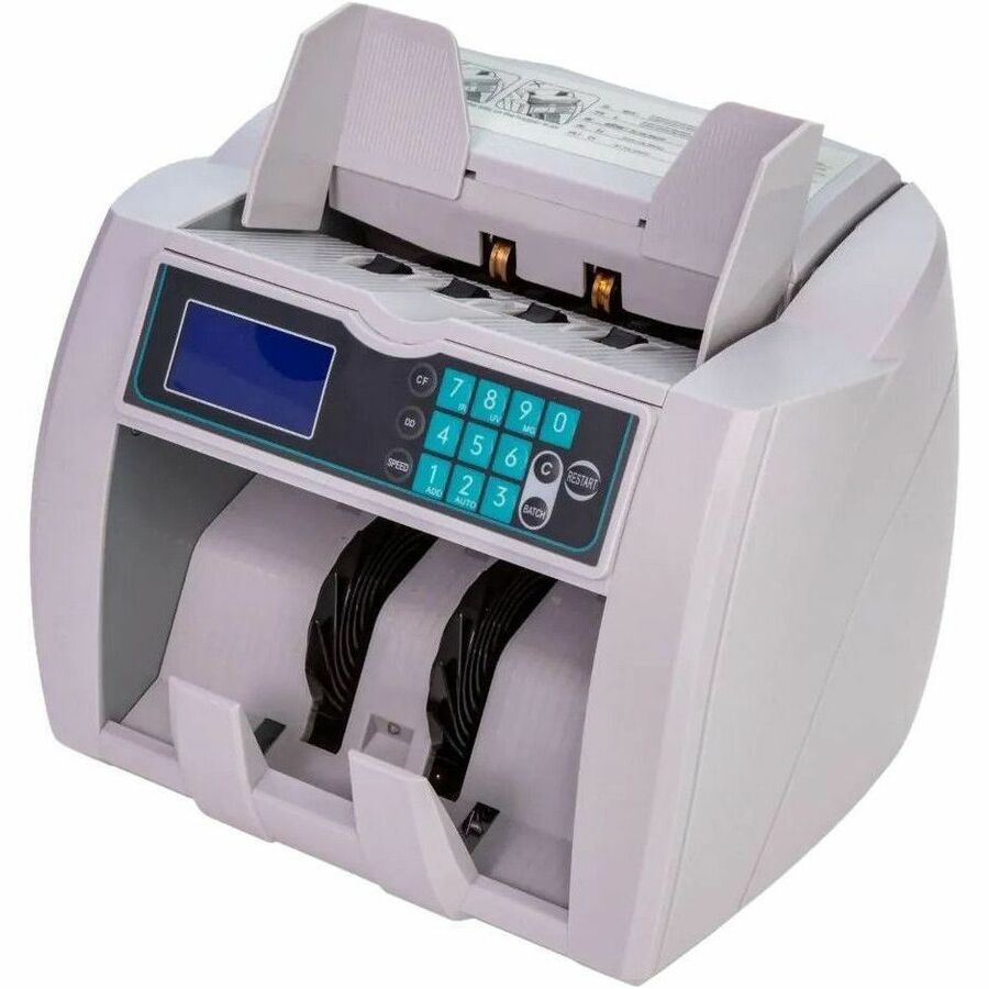 ControlTek 4850 Bill Counter & Counterfeit Detector - Counts @ 1900 bills/min - Black