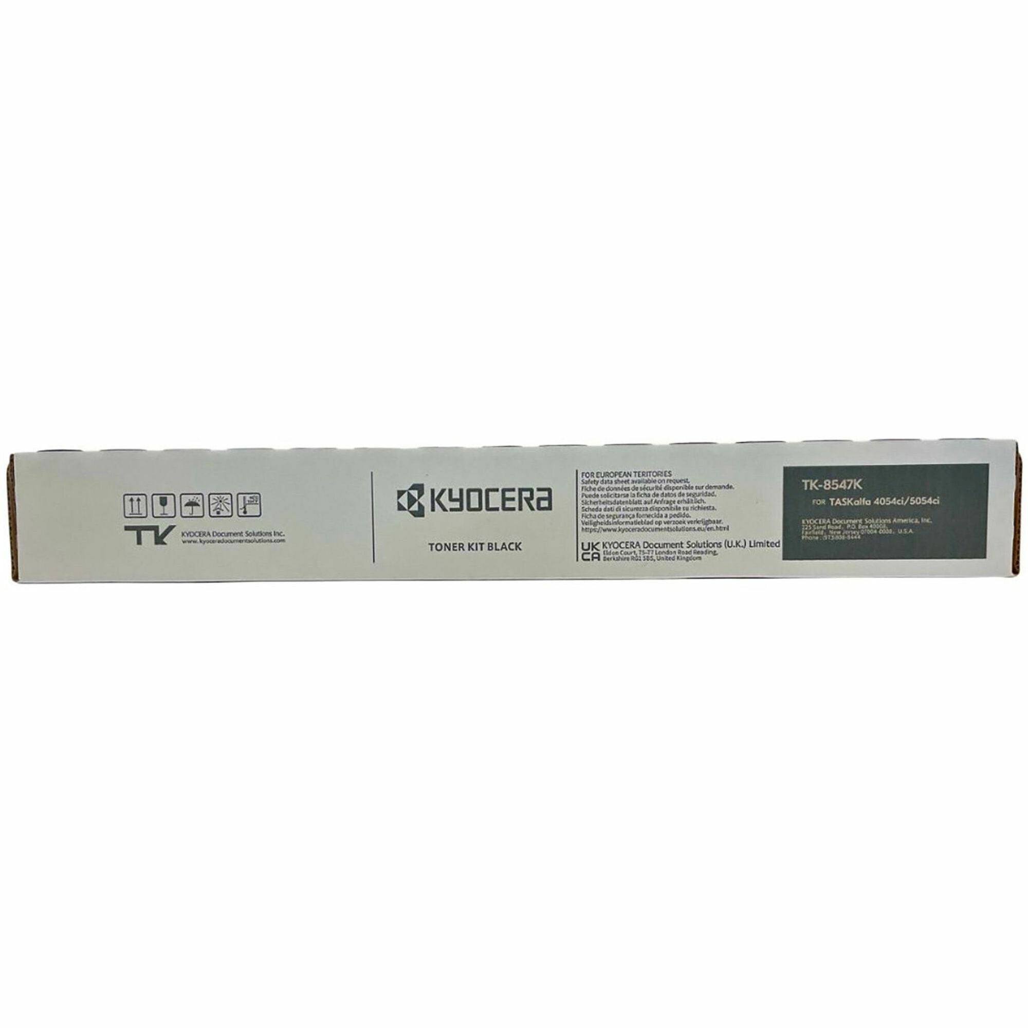 Kyocera TK-8547K Original Standard Yield Laser Toner Cartridge - Black - 1 Each - 30000 Pages