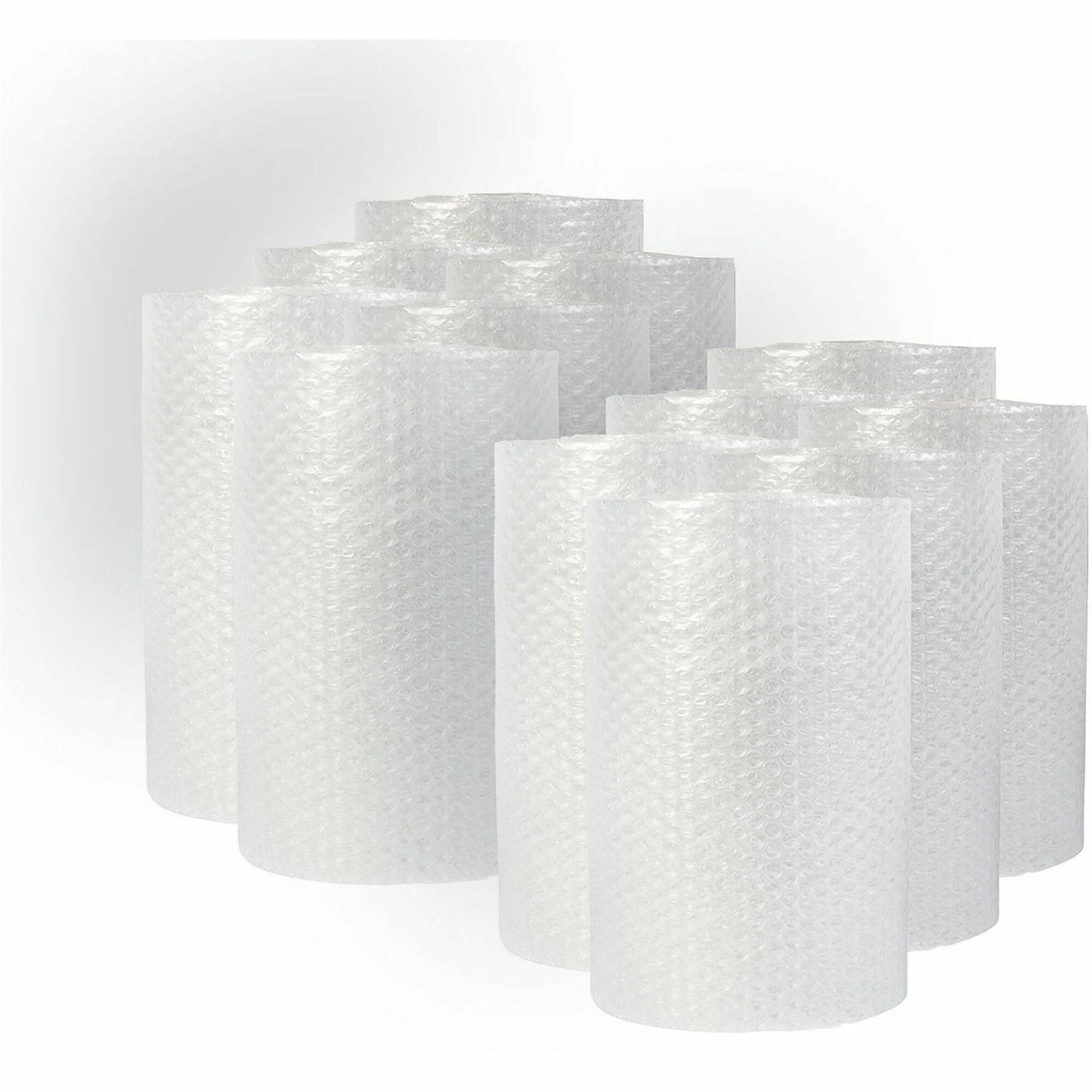 Universal Cushion Wrap - 12" Width x 30 ft Length x 100 mil Thickness - Perforated, Cushioned, Lightweight, Flexible, Shock Resistant, Vibration Resistant, Abrasion Resistant - Polyethylene - Clear - 12 / Carton