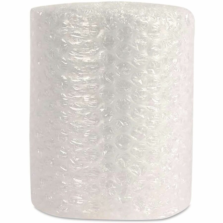 Universal Cushion Wrap - 12" Width x 10 ft Length x 100 mil Thickness - Perforated, Cushioned, Lightweight, Flexible, Shock Resistant, Vibration Resistant, Abrasion Resistant - Polyethylene - Clear - 12 / Carton