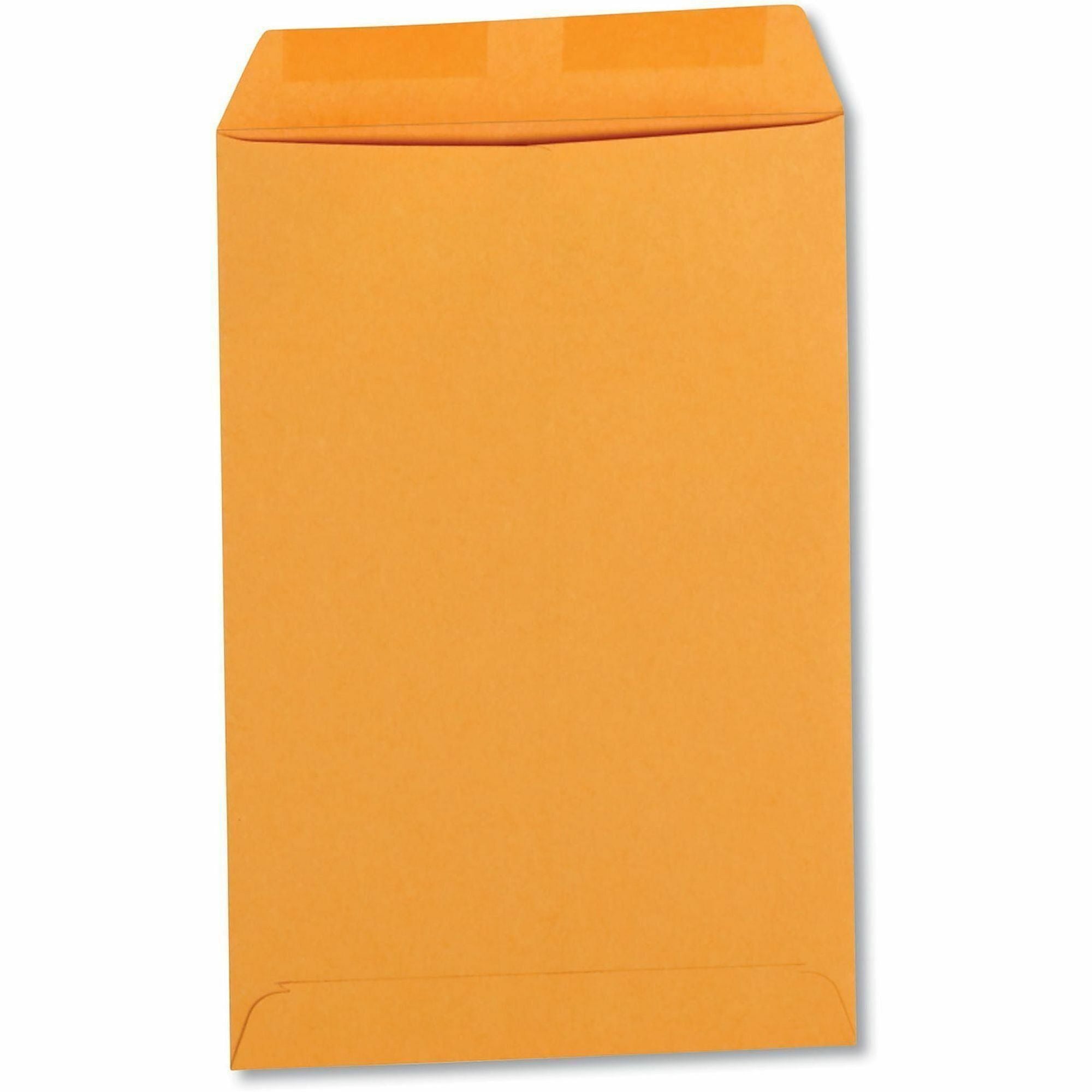 Universal Envelope - Catalog - #1 - 28 lb - Gummed - Brown Kraft - Kraft Paper - 100 / Box