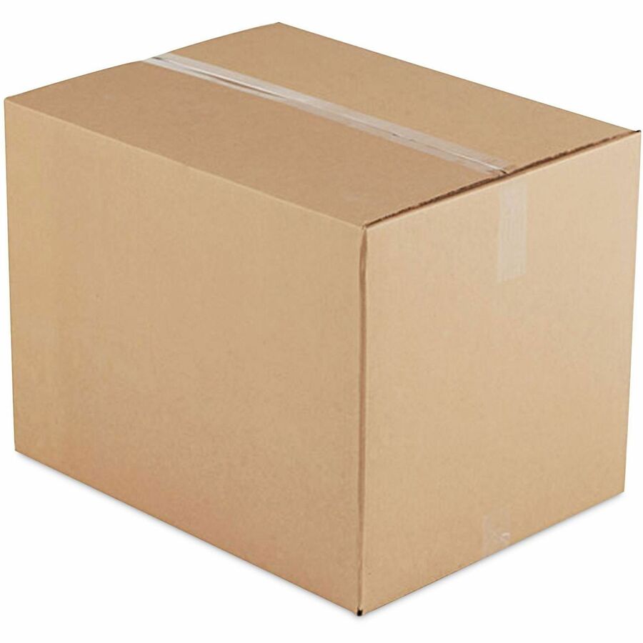 Universal Shipping Case - External Dimensions: 16" Length x 12" Width x 9" Height - Flap Closure - Corrugated Kraft - Brown Kraft - 25 / Bundle