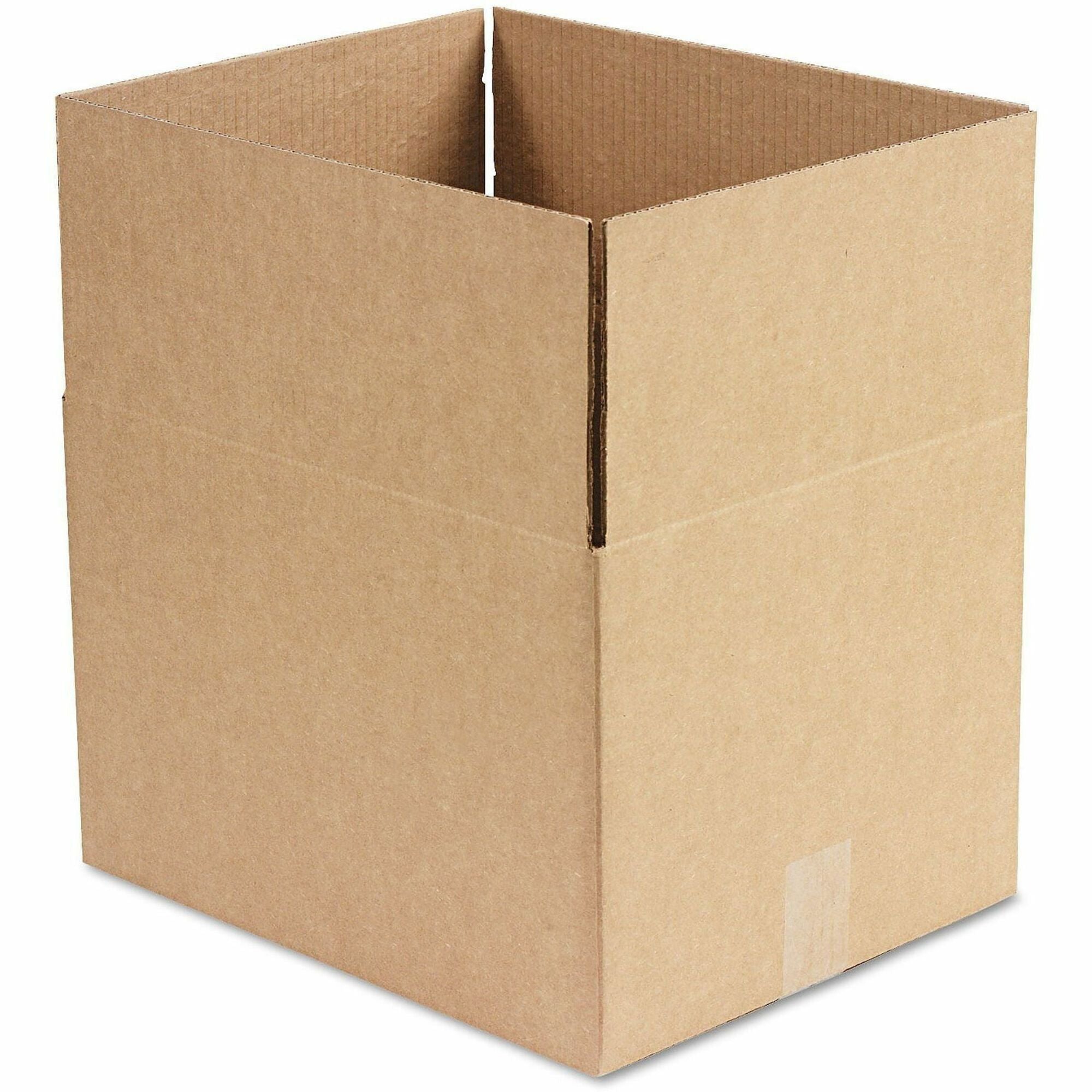 Universal Shipping Case - External Dimensions: 15" Length x 12" Width x 10" Height - Flap Closure - Corrugated Kraft - Brown Kraft - 25 / Bundle