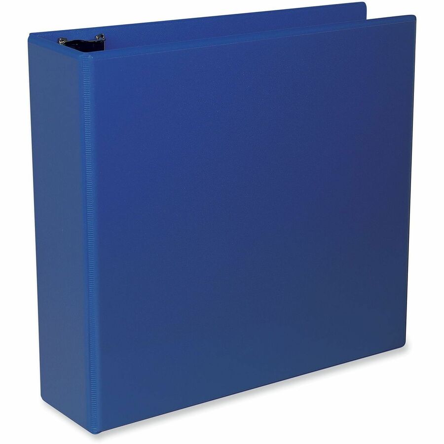 Universal Slant D-Ring View Binder, 3 Rings, 3" Capacity, 11 x 8.5, Navy Blue - 3" Binder Capacity - Letter - 8 1/2" x 11" Sheet Size - 600 Sheet Capacity - 3 Ring(s) - Fastener(s): Ring - Pocket(s): 2, Inside Front & Back - Polypropylene - Navy Blue -...