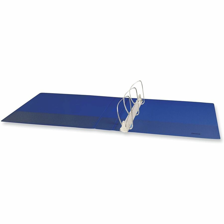 Universal Slant D-Ring View Binder, 3 Rings, 2" Capacity, 11 x 8.5, Navy Blue - 2" Binder Capacity - Letter - 8 1/2" x 11" Sheet Size - 480 Sheet Capacity - 3 Ring(s) - Fastener(s): Ring - Pocket(s): 2, Inside Front & Back - Polypropylene - Navy Blue -...