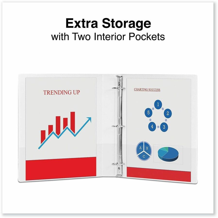 Universal Slant D-Ring View Binder, 3 Rings, 1" Capacity, 11 x 8.5, White, 12/Carton - 1" Binder Capacity - Letter - 8 1/2" x 11" Sheet Size - 220 Sheet Capacity - 3 Ring(s) - Fastener(s): Ring - Pocket(s): 2, Inside Front & Back - Polypropylene - Whit...