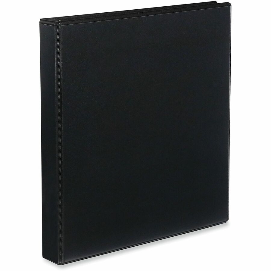 Universal Slant D-Ring View Binder, 3 Rings, 1" Capacity, 11 x 8.5, Black, 12/Carton - 1" Binder Capacity - Letter - 8 1/2" x 11" Sheet Size - 220 Sheet Capacity - 3 Ring(s) - Fastener(s): Ring - Pocket(s): 2, Inside Front & Back - Polypropylene - Blac...
