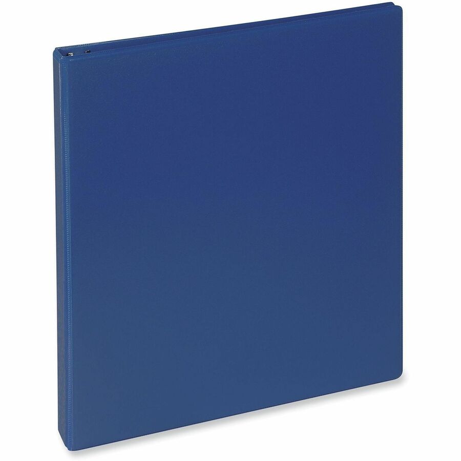 Universal Slant D-Ring View Binder, 3 Rings, 1" Capacity, 11 x 8.5, Navy Blue - 1" Binder Capacity - Letter - 8 1/2" x 11" Sheet Size - 220 Sheet Capacity - 3 Ring(s) - Fastener(s): Ring - Pocket(s): 2, Inside Front & Back - Polypropylene - Navy Blue -...
