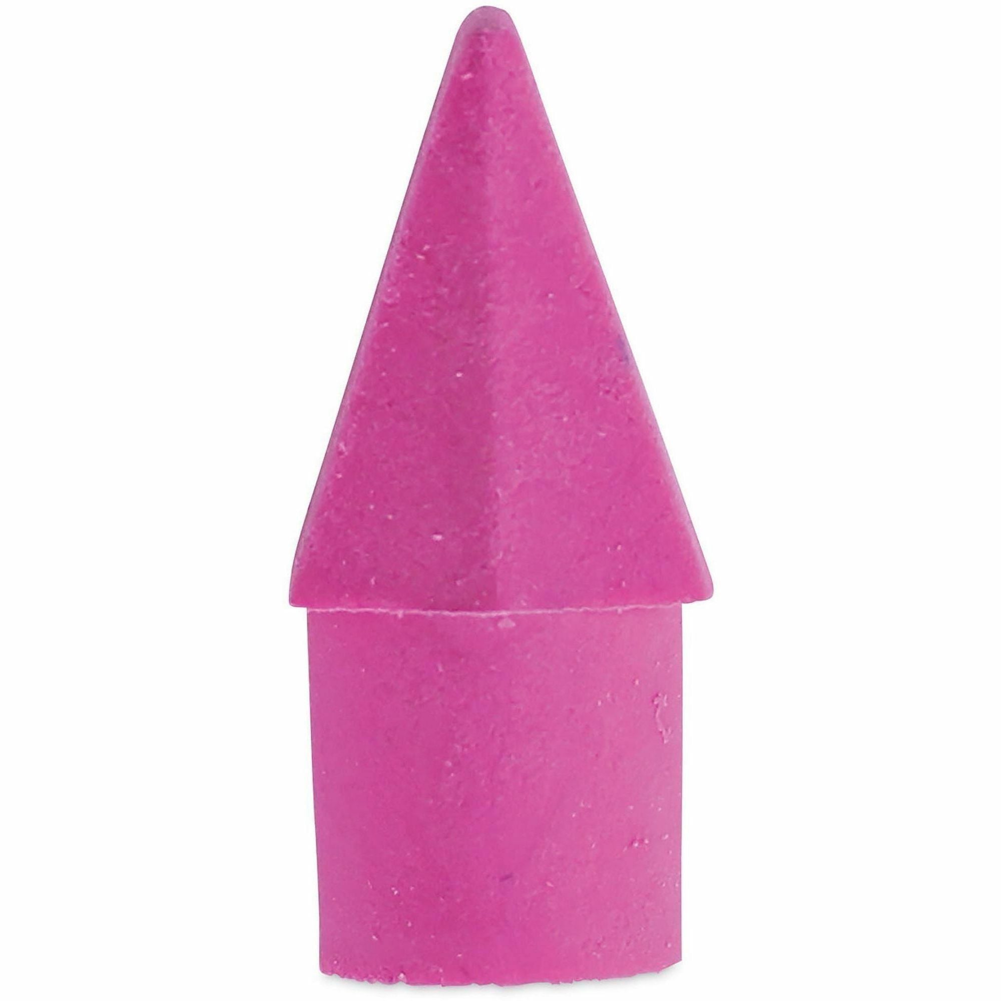Universal Pencil Top Eraser - Pink - Wedge - Elastomer - 150 / Pack - Soft, Latex-free, Non-tearing, Non-smudge, Ghost Resistant