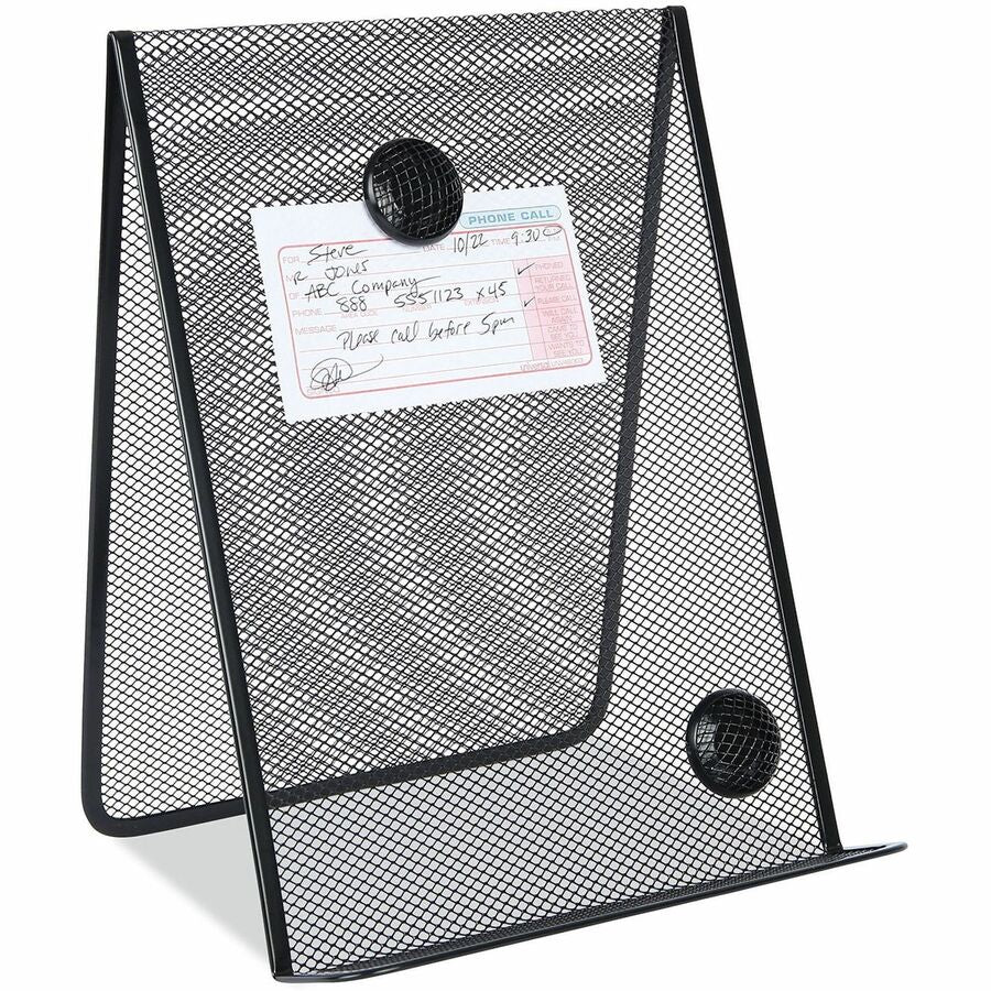 Universal Document Holder - 11.6" Height x 9" Width x 8" Depth - Metal - Black - Magnetic, Durable