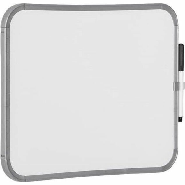 MasterVision Dry-erase Lap Board - 11" (0.9 ft) Width x 14" (1.2 ft) Height - White Lacquered Steel Surface - Plastic Frame - Lap - Magnetic - Durable, Ghost Resistant, Stain Resistant, Long Lasting - 1 Each