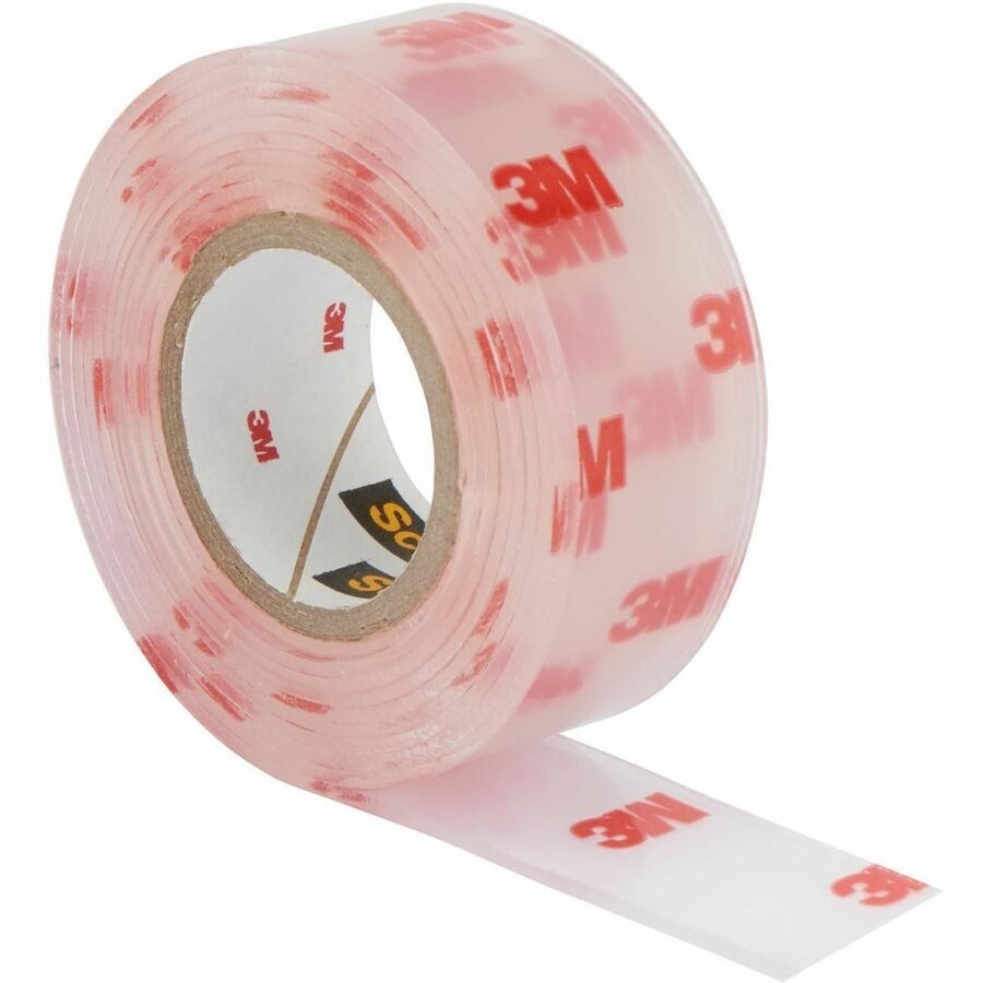 Scotch Scotch-Mount Clear Double-Sided Mounting Tape - 5 ft Length x 1" Width - Clear - Acrylic Backing - Acrylic Adhesive - For Multi Surface, Multipurpose - 1 Roll