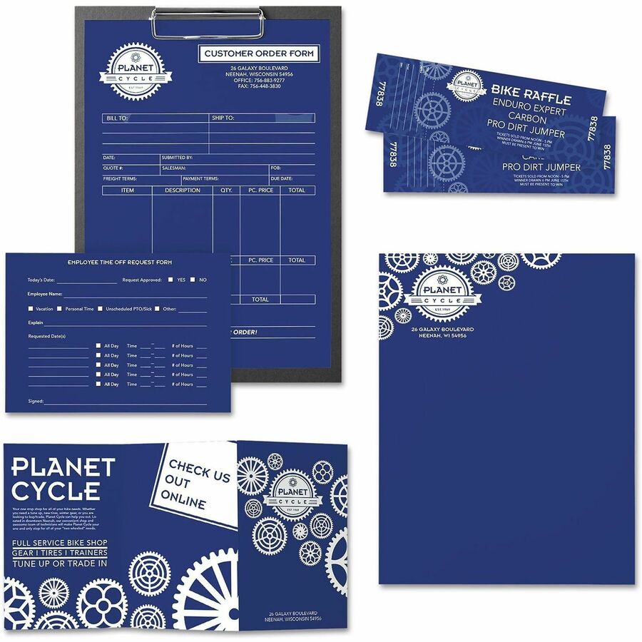 Wausau Paper Astrobrights 24 lb Colored Paper - Letter - 8 1/2" x 11" - 24 lb Basis Weight - Heavyweight, Acid-free, Lignin-free - Blast-off Blue - 500 Sheets per Ream - 500 / Ream
