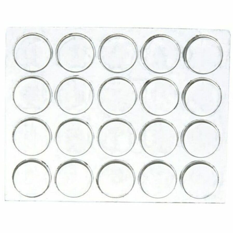 Scotch Floor Saver - Round - Transparent - Rubber - 1Pack