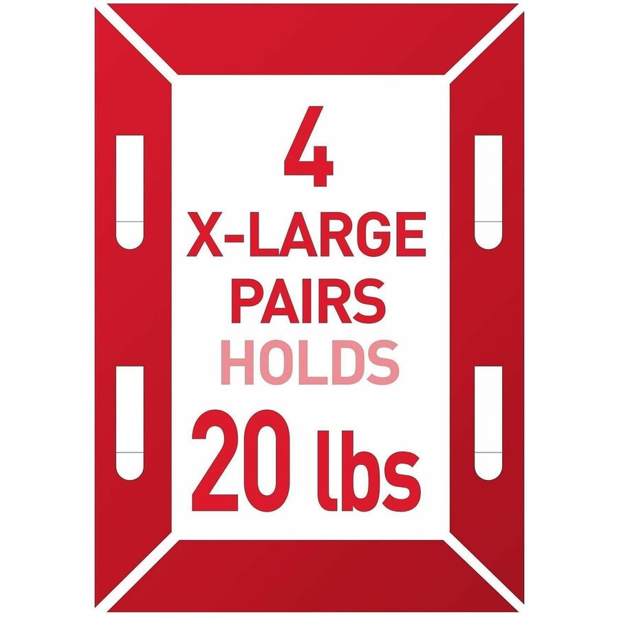 Command Hanging Strip - 19.84 lb (9 kg) Capacity - for Apartment, Art, Board, Clock, Concrete, Decoration, Dorm, Frame, Home, Mirror, Office, ... - White - 1 Pack