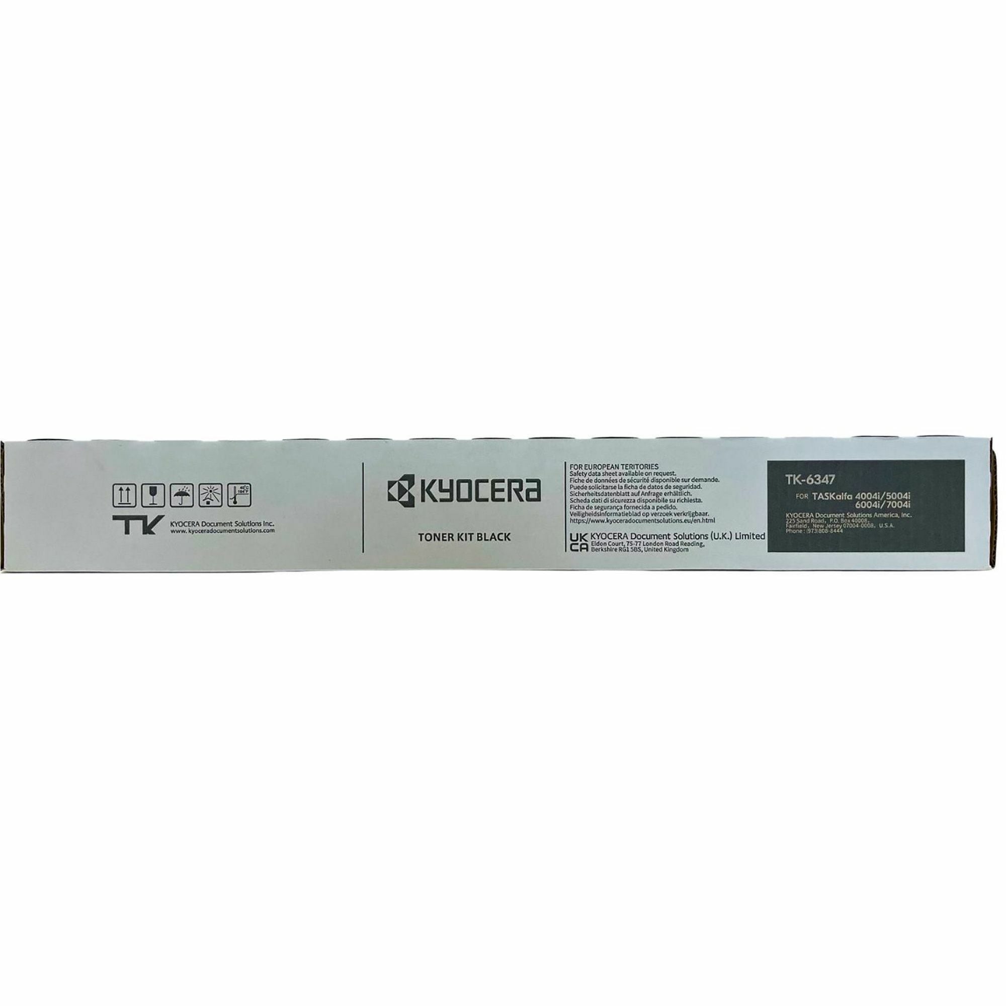 Kyocera TK-6347K Original Laser Toner Cartridge - Black - 1 Each - 40000 Pages