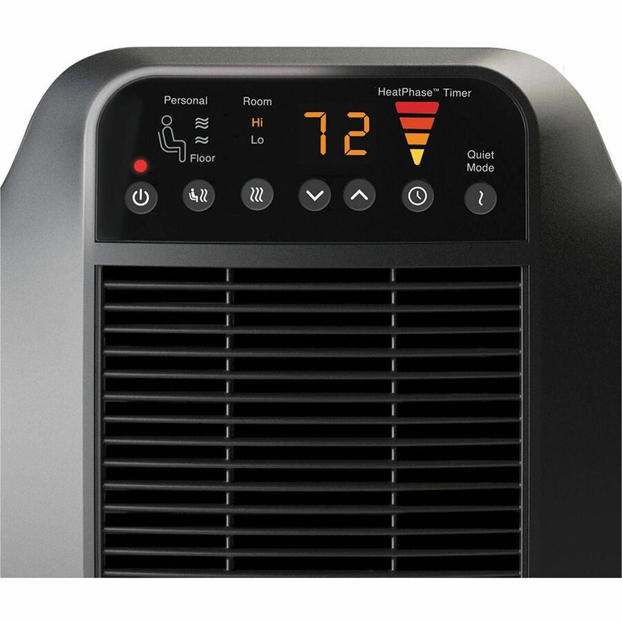 Honeywell Heat Genius Ceramic Portable Heater, HCE840B - Ceramic - Electric - 6 x Heat Settings - Timer - Room - Portable - Black