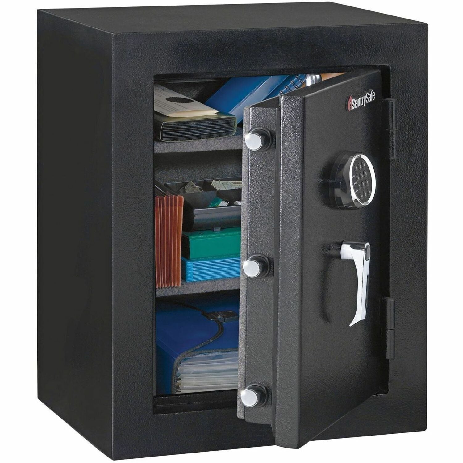 Master Lock Fire/Water Digital Safe - 3.39 ft� - Digital, Programmable Lock - Pry Resistant, Water Resistant, Fire Resistant, Scratch Resistant - for Document, Home, Office - Overall Size 27.8" Height x 21.7" Width x 19" Depth - Steel