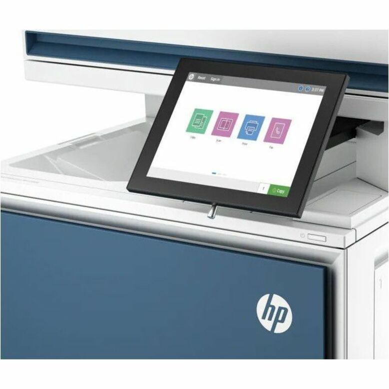 HP LaserJet Enterprise 5800dn Wired Laser Multifunction Printer - Copier/Fax/Printer/Scanner - 45 ppm Color Print - 1200 x 1200 dpi Print - Automatic Duplex Print - Up to 80000 Pages Monthly - Color Flatbed, ADF, CIS Scanner - 600 dpi Optical Scan - Mo...