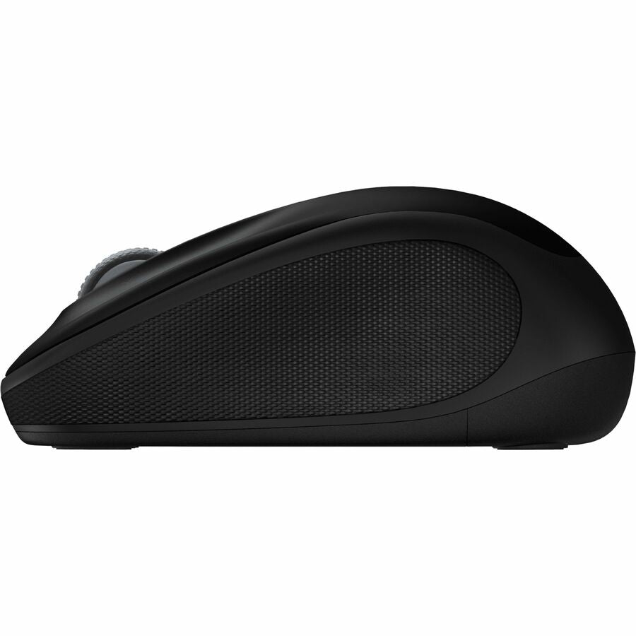 Logitech M325S Wireless Mouse - Optical - Wireless - 32.81 ft - Radio Frequency - 2.40 GHz - Black - USB - 1000 dpi - 4 Way Scroll - 5 Button(s) - Small Hand/Palm Size - Symmetrical - 1 x AA Battery Supported - 1 Each