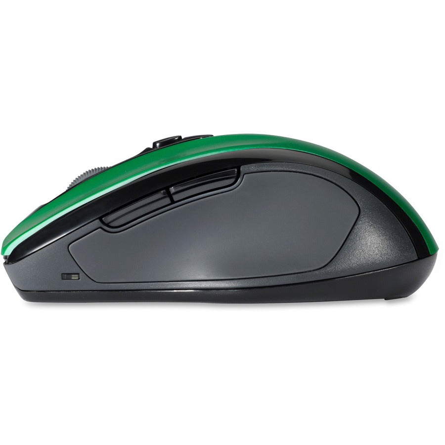 Kensington Pro Fit Mid-size Wireless Mouse - Optical - Wireless - Radio Frequency - 2.40 GHz - Emerald Green - USB - 1750 dpi - Scroll Wheel - Right-handed - 1