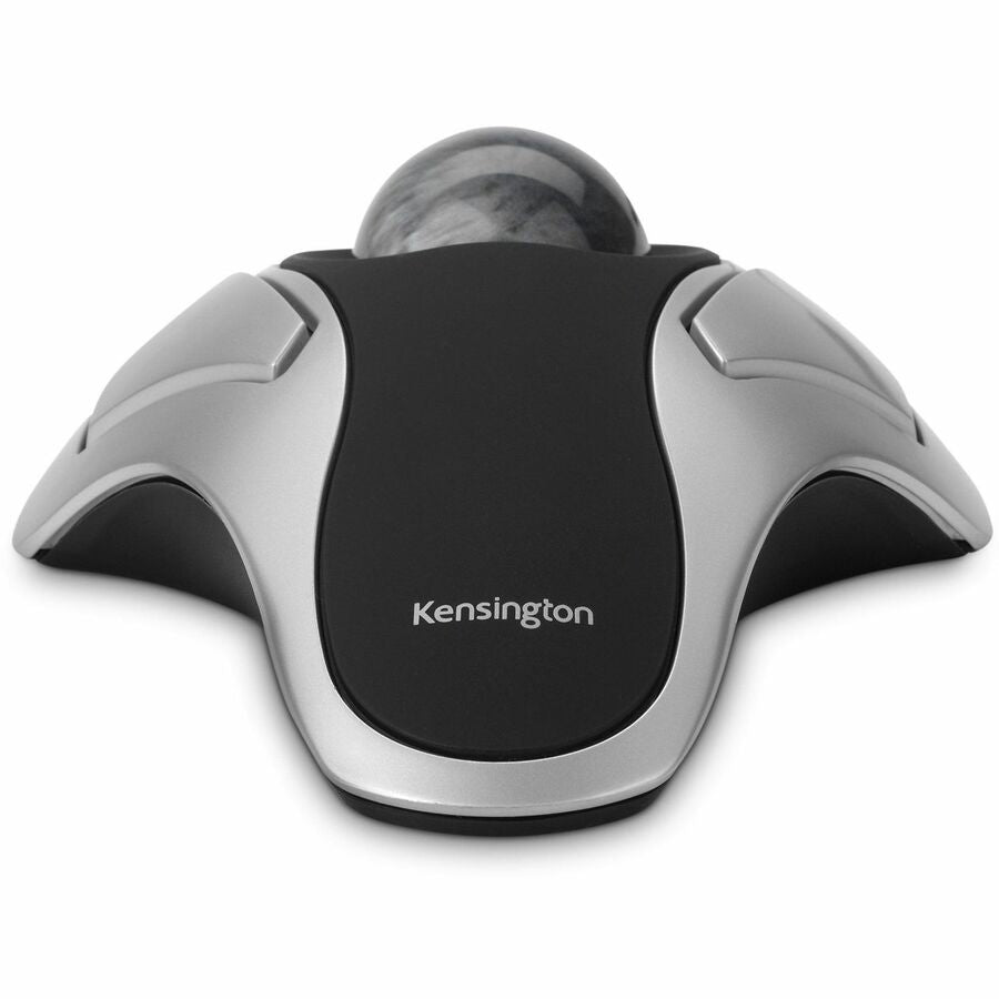 Kensington Stationary Orbit Optical Trackball - Optical - Cable - Black, Silver - PS/2, USB - 2 Button(s) - Symmetrical - 1 Each