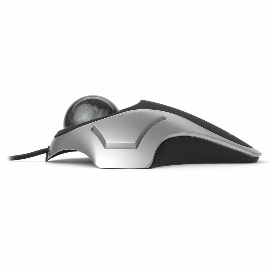 Kensington Stationary Orbit Optical Trackball - Optical - Cable - Black, Silver - PS/2, USB - 2 Button(s) - Symmetrical - 1 Each