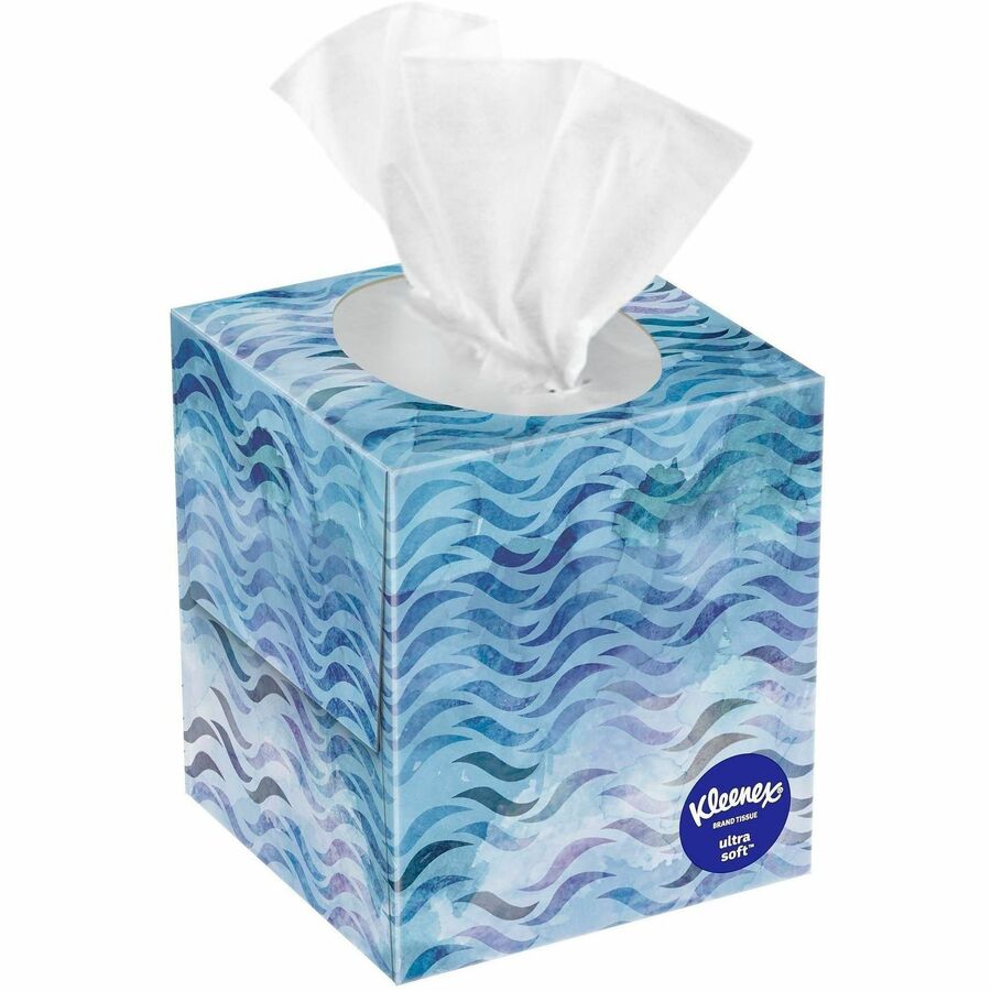 Kleenex Ultra Soft Tissues - 3 Ply - White - 1 Box