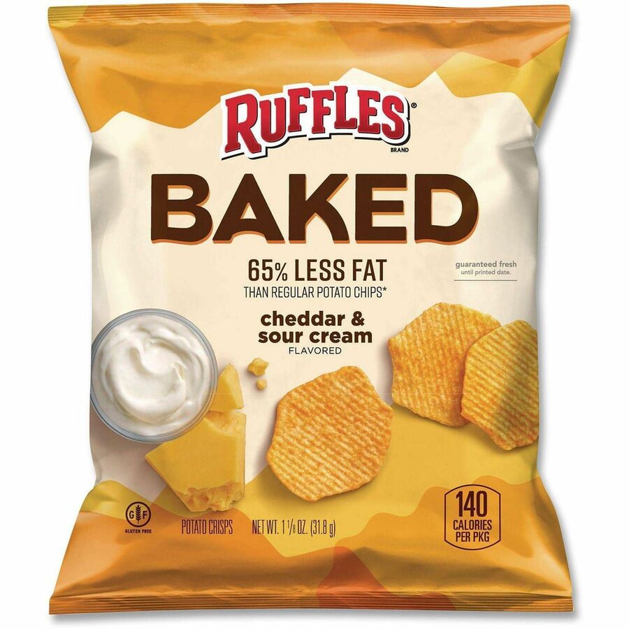 Frito-Lay Baked Snacks Variety Pack - Cheese, Cheddar & Sour Cream, Sour Cream & Onion, Original, Crunchy, Barbeque - 2 / Carton