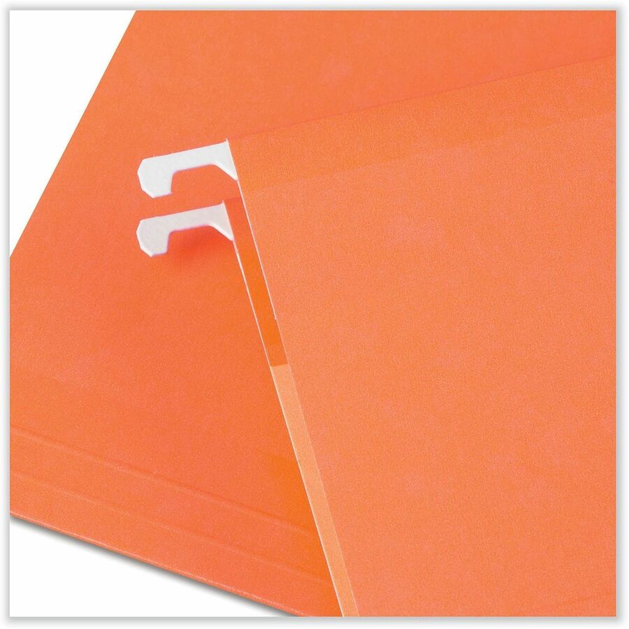 Universal 1/5 Tab Cut Letter Hanging Folder - 1" Expansion - Assorted Tab Position - 11 pt. - Stock - Assorted - 25 / Box