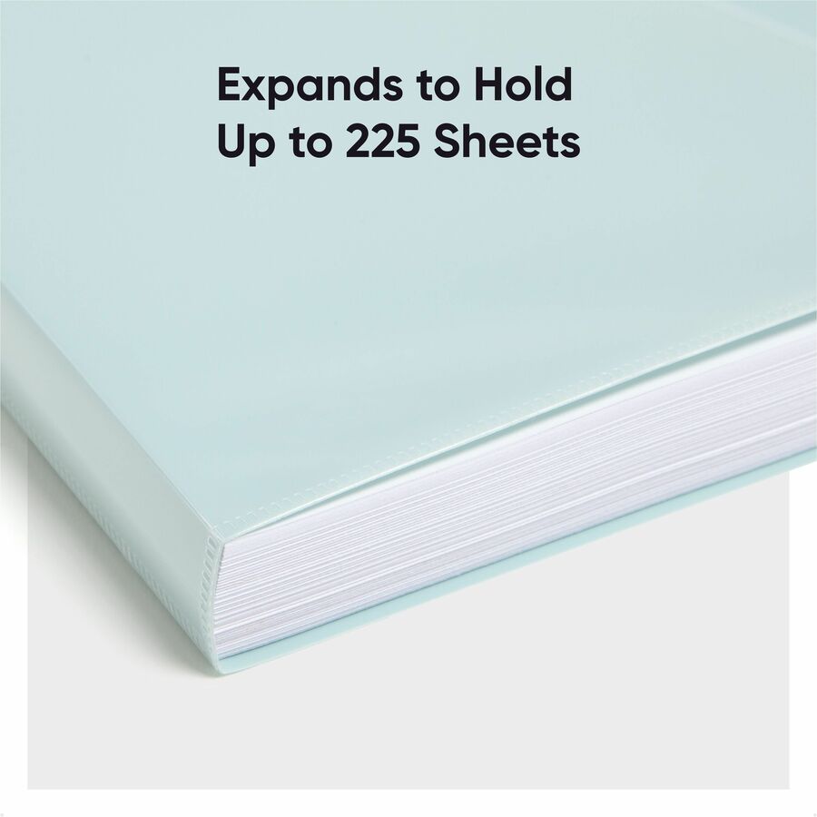 Smead 1/3 Tab Cut Letter Top Tab File Folder - 8 1/2" x 11" - 225 Sheets Capacity - 1" Expansion - 1 Pocket(s) - Top Tab Location - Assorted Tab Position - Poly - Assorted - Durable, Tear Resistant, Water Resistant, Front Pocket - 30 / Box