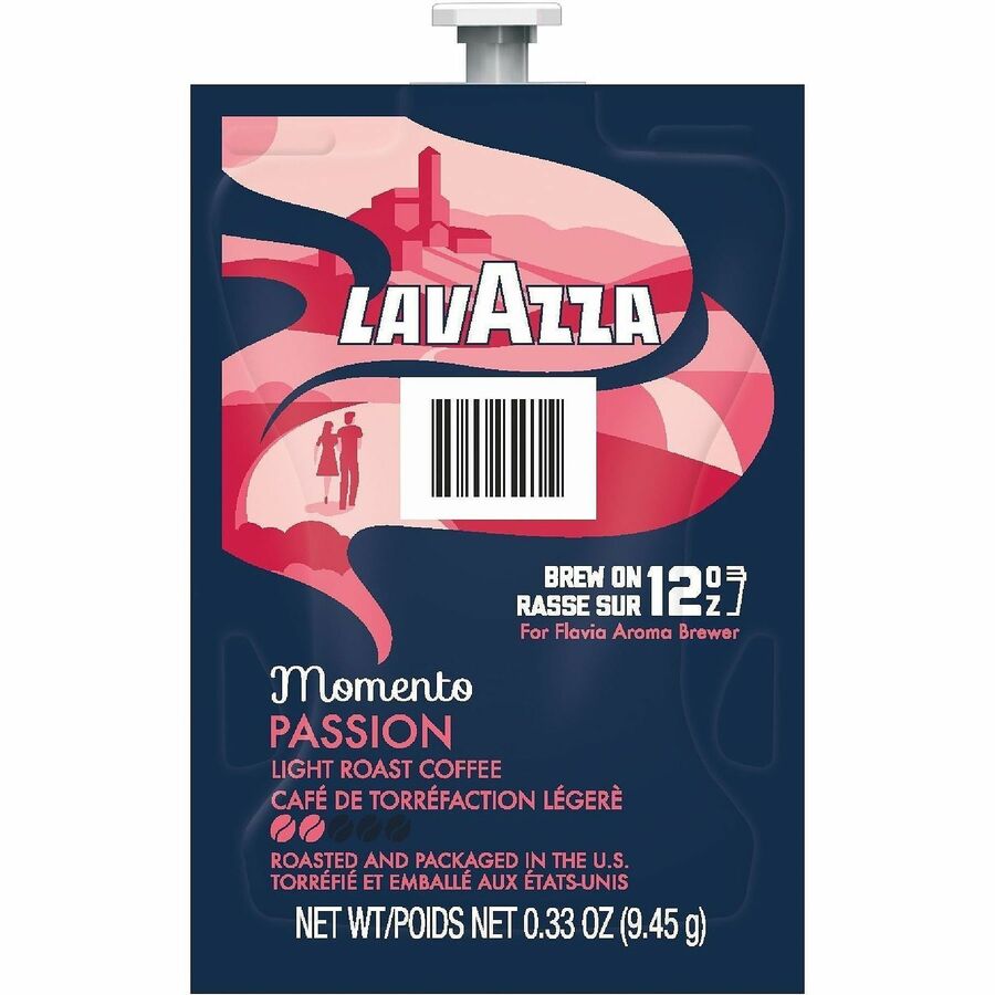 Flavia Freshpack Momento Series Freshpack Coffee - Compatible with Flavia Aroma - Light - Freshpack - Passion - 38 / Carton