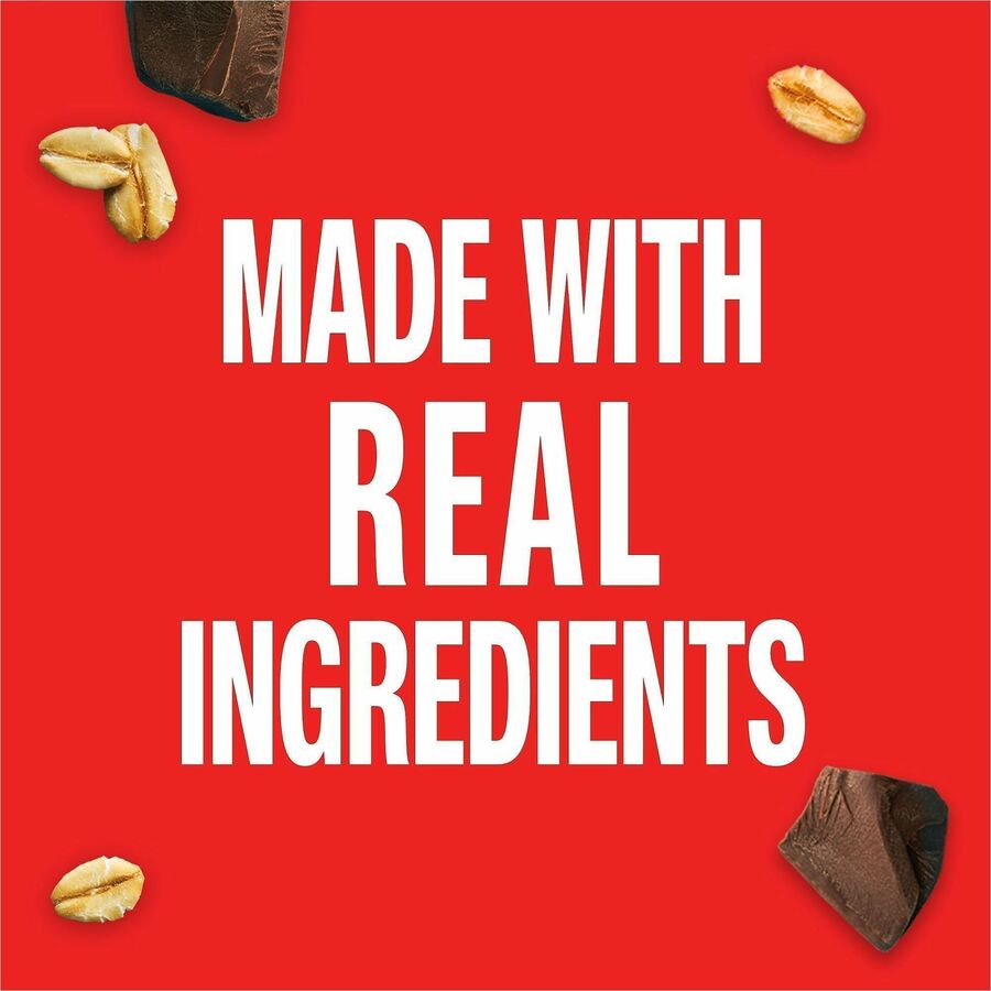 KIND Healthy Grains Energy Bars - Egg-free, Dairy-free, Gluten-free, Wheat-free, Trans Fat Free, Low Sodium - Dark Chocolate Chunk - 1.40 oz - 10 / Box