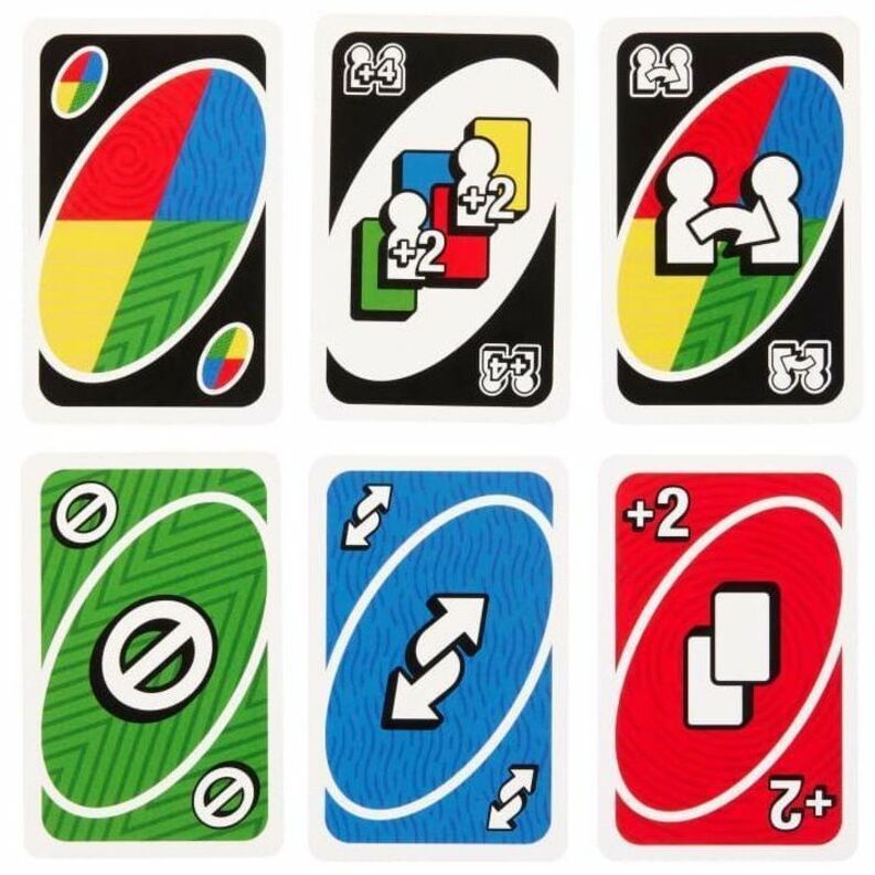 UNO Teams Card Game For Family Nights, Game Nights, Travel, Camping & Parties - Party - 2 to 4 Players - 1 Each