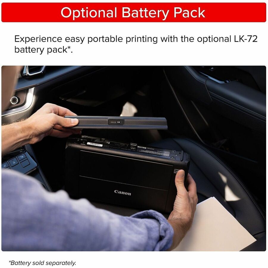 Canon PIXMA TR160 Portable Wired/Wireless Inkjet Printer - Color - 4800 x 1200 dpi Print - 50 Sheets Input - Wireless LAN - Apple AirPrint, Canon PRINT App, Mopria Print Service, Wi-Fi Direct, PIXMA Cloud Link, Canon Print Service Plug-in, Canon Creati...