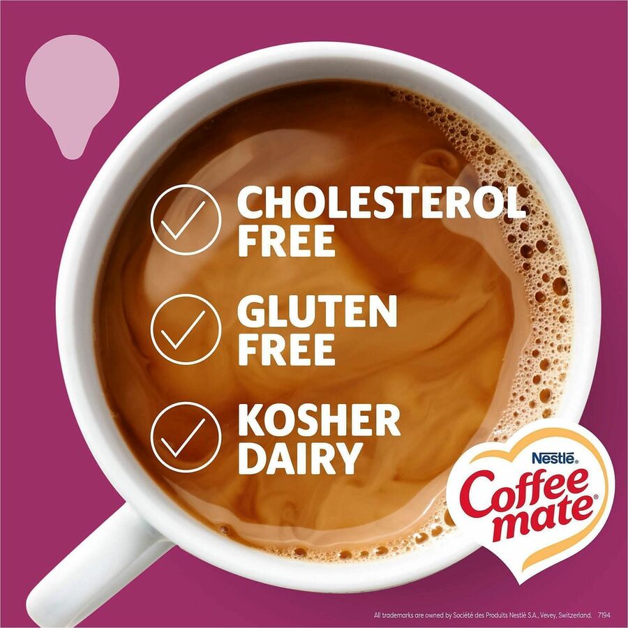 Coffee mate Salted Caramel Choc. Creamers - Salted Caramel Chocolate Flavor - 1 Serving - 50/Box - 4 / Carton