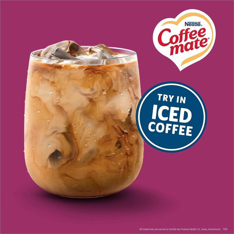Coffee mate Salted Caramel Choc. Creamers - Salted Caramel Chocolate Flavor - 1 Serving - 50/Box - 4 / Carton