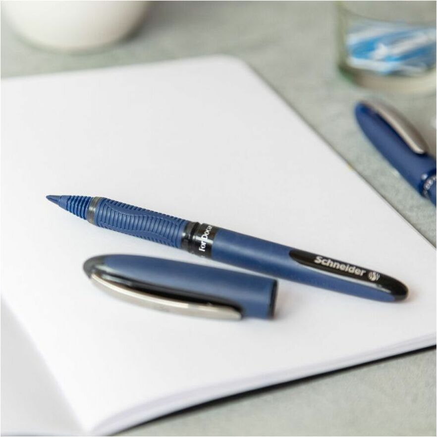 Schneider One Business Rollerball - 0.6 mm Pen Point - Black, Red, Blue, Green Ink - Writing, Document - 1 Each