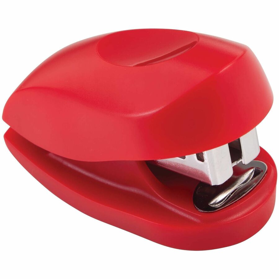 Swingline Tot Mini Stapler with Staples - Staples Upto 12 Sheet - Mini - Rio Red - 1 Each