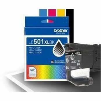 Brother Original High (XL) Yield Inkjet Ink Cartridge - Black - 1 Each - 500 Pages