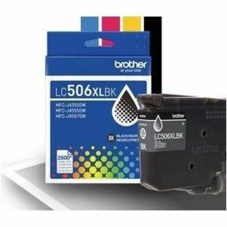 Brother LC506XLBK Original High Yield Inkjet Ink Cartridge - Black - 1 Each - 2,500 pages
