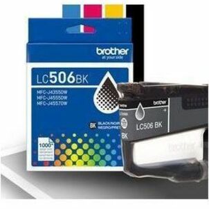 Brother LC506BK Original Standard Yield Inkjet Ink Cartridge - Black - 1 Each - 1000 pages