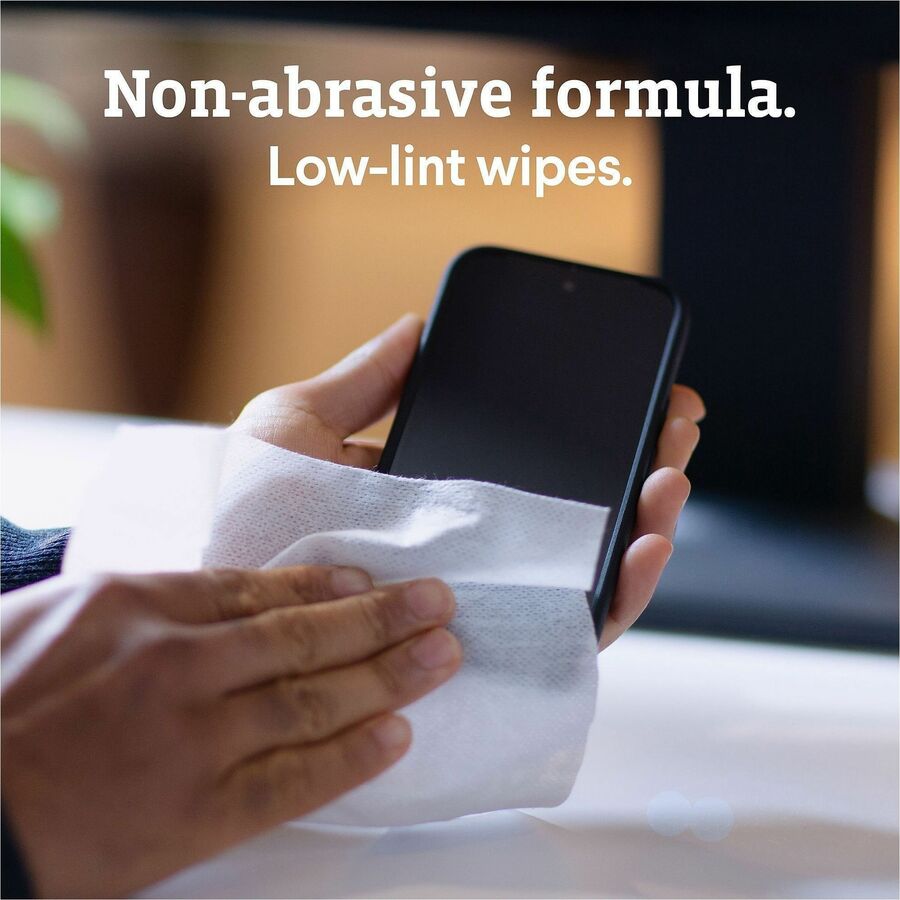 Clorox Screen + Sanitizing Wipes - For Screen, Tablet, Notebook, Mobile Phone, Keyboard, TV, Computer, Monitor, Electronic Equipment - Non-abrasive, Bleach-free, Anti-bacterial, Dust Resistant, Grime Resistant, Fingerprint Resistant, Quick Drying, Non-...