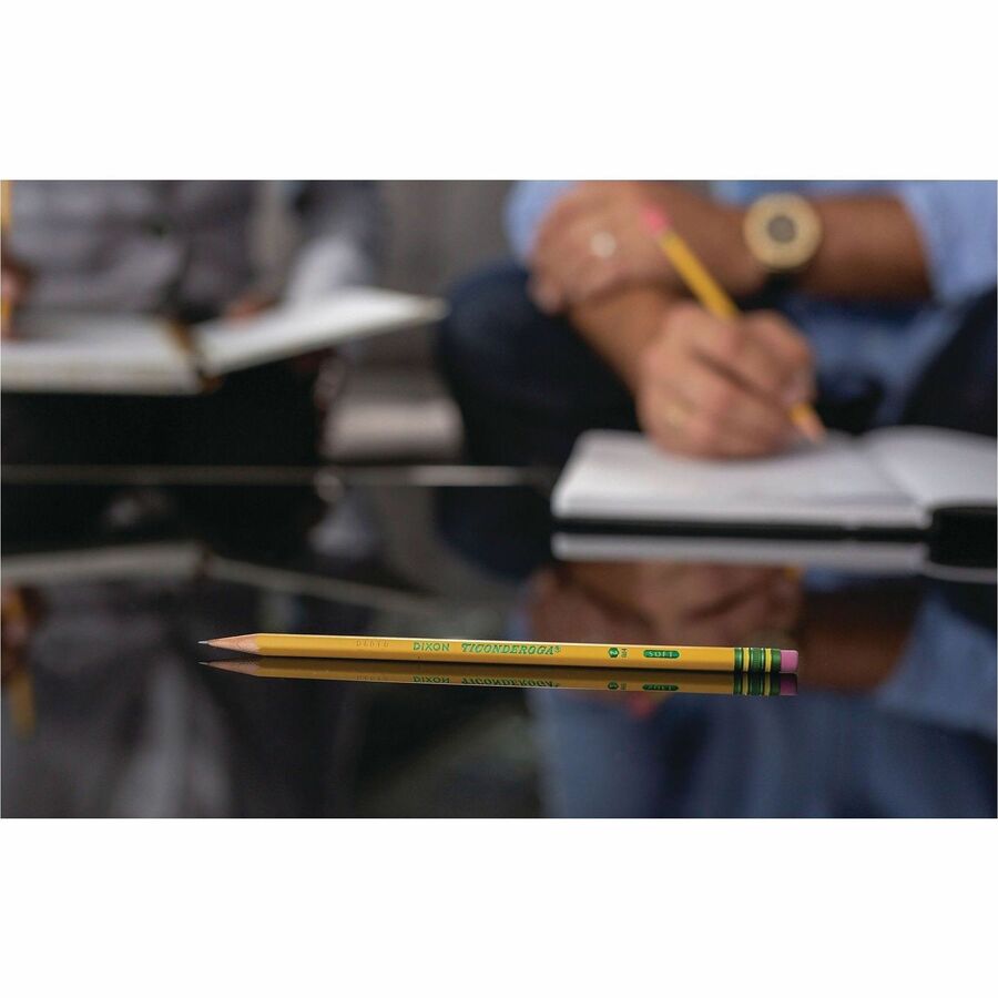 Ticonderoga #2 Pencils - Graphite Lead - #2 - Yellow Barrel - 72 / Pack